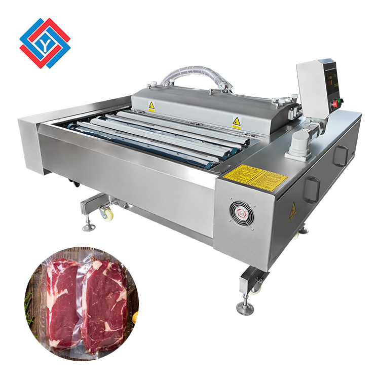 滾動式雙封線真空包裝機JYB-1000